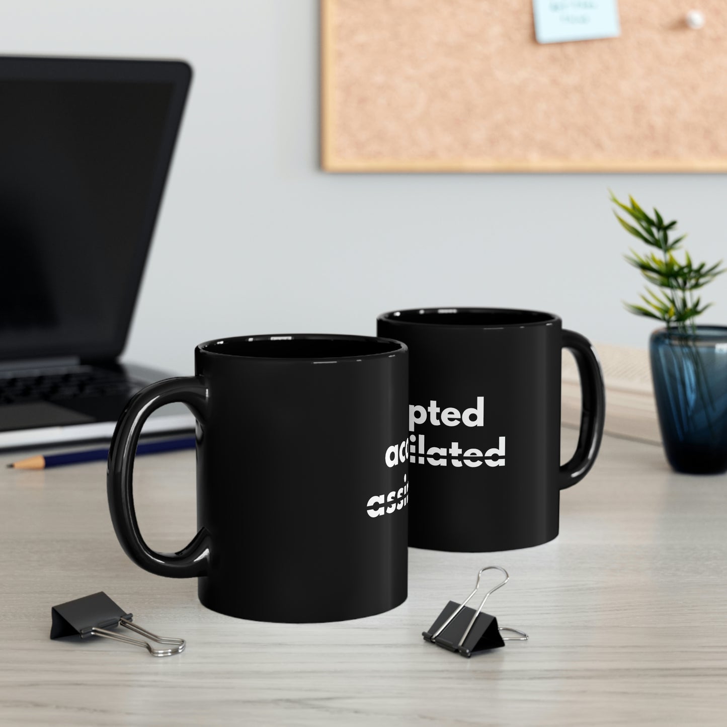 Accepted Assimilated 11oz Black Mug