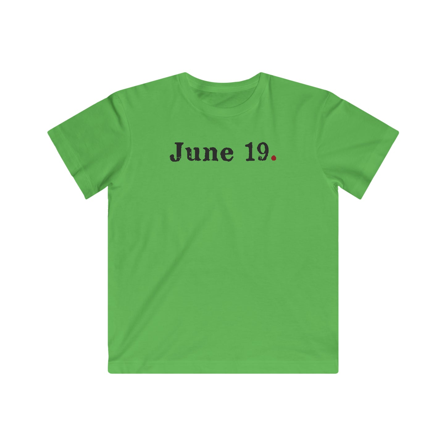 June 19 Period Kids Fine Jersey Tee