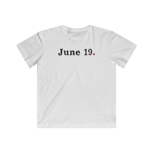 June 19 Period Kids Fine Jersey Tee