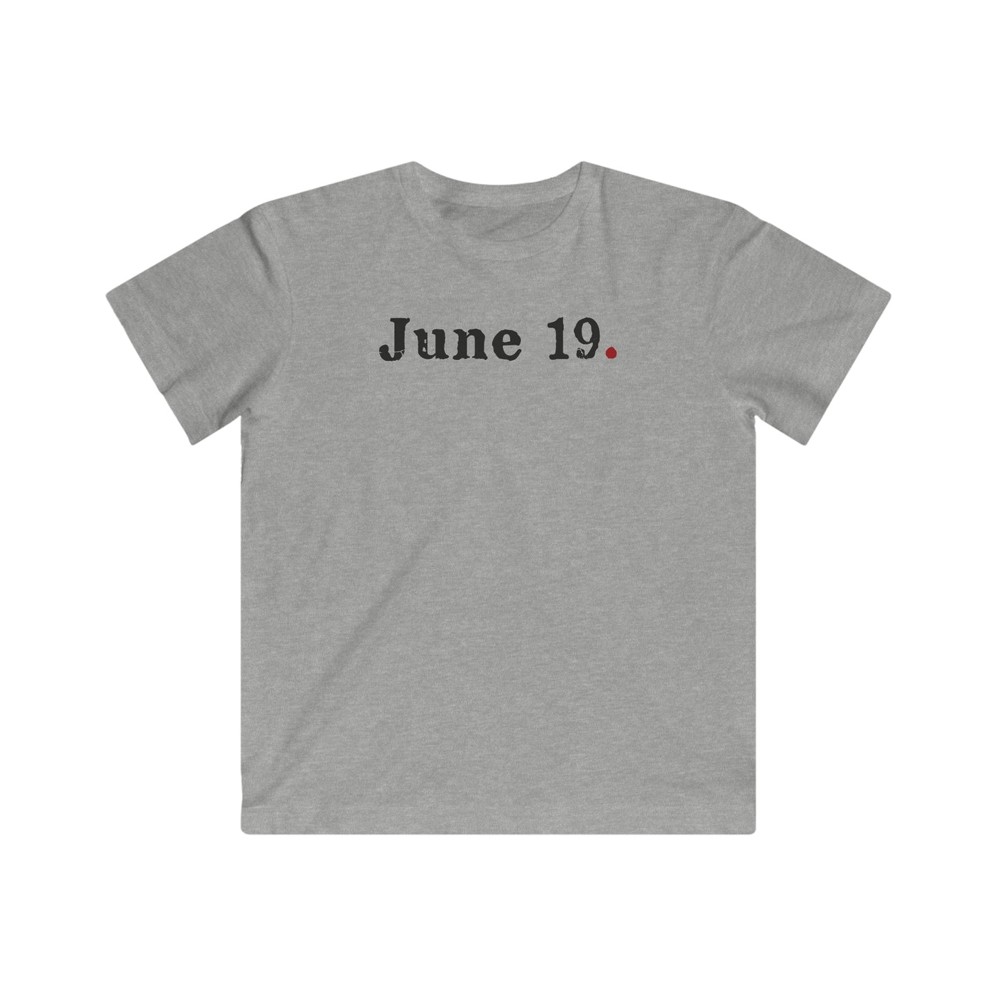 June 19 Period Kids Fine Jersey Tee