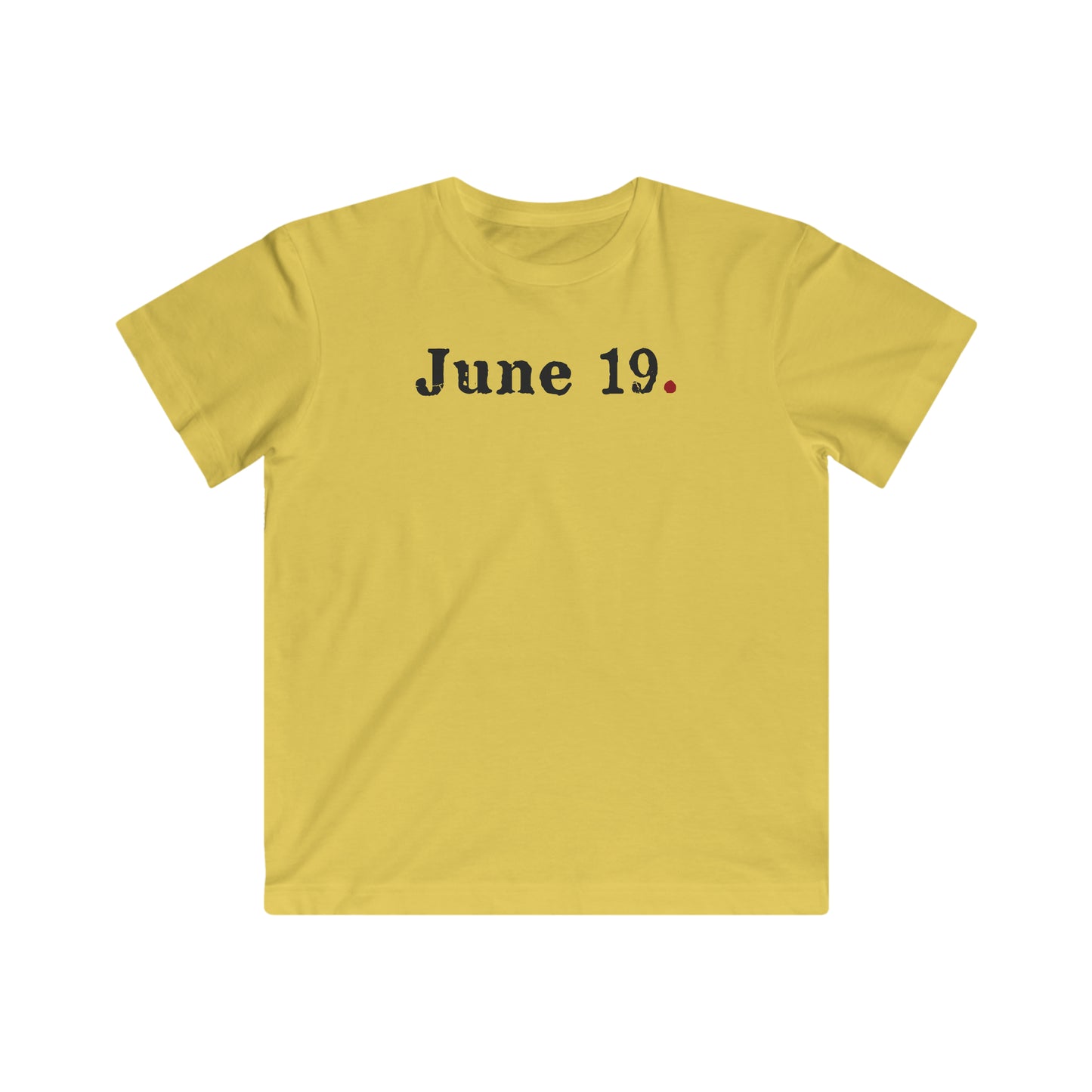 June 19 Period Kids Fine Jersey Tee