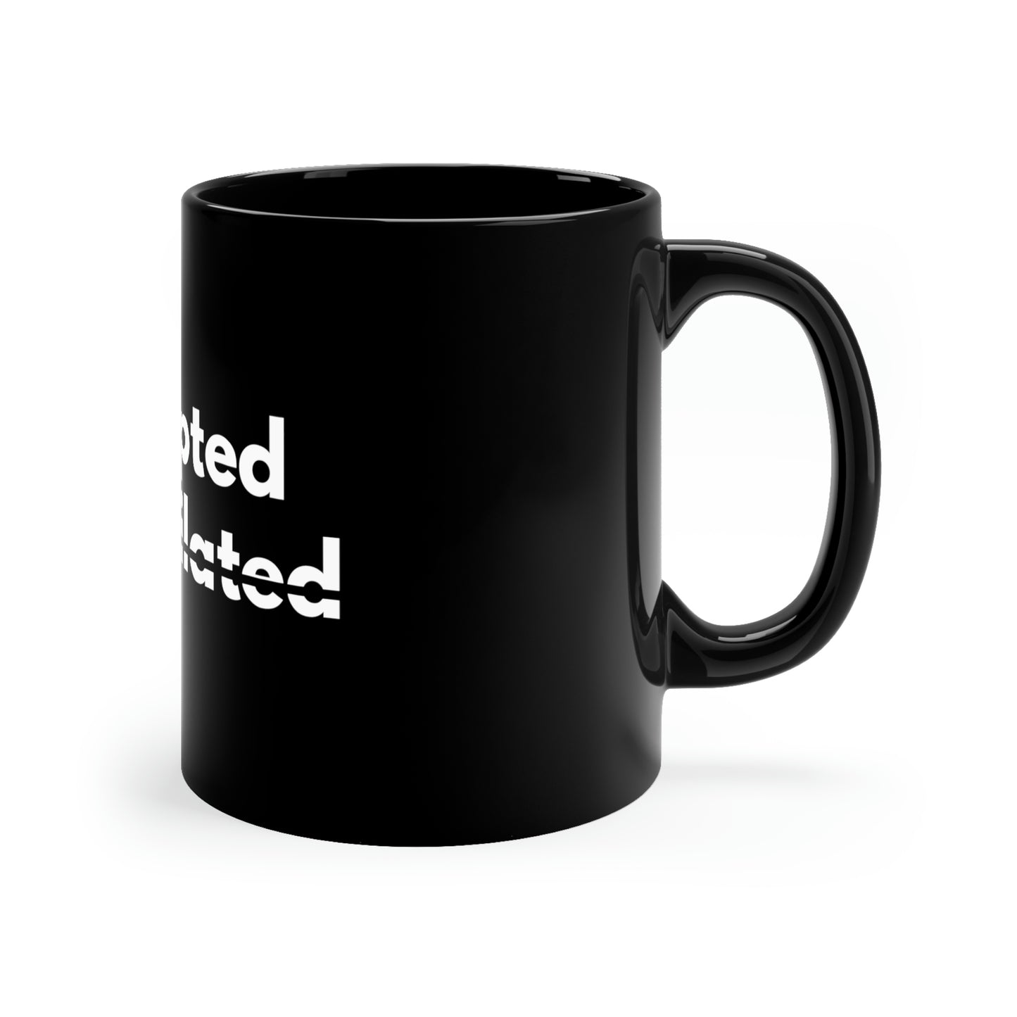 Accepted Assimilated 11oz Black Mug