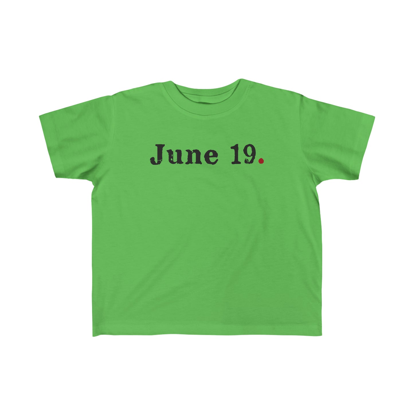 June 19 Period Toddler's Fine Jersey Tee